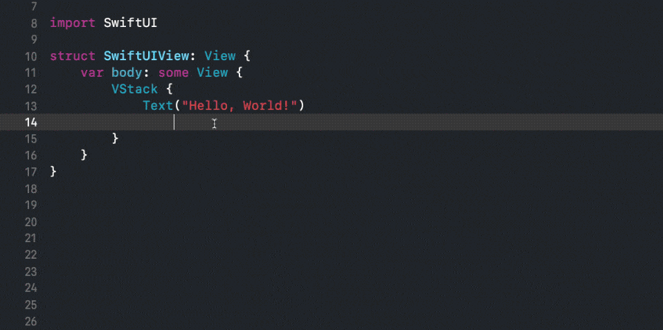 Xcode 15 更新的六个实用的能力 - API 快速选择和模糊搜索